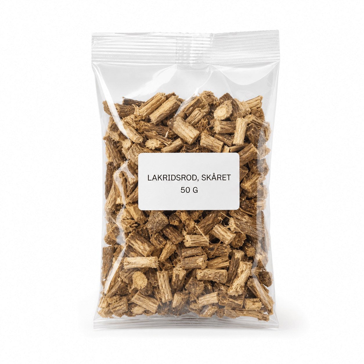 Liquorice root, cut, 50 grams
