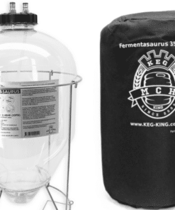 Guten 70 liters komplet brygsystem og 2 Fermentasaurus – Snub Nose – 35 liter + 2 isoleringskapper