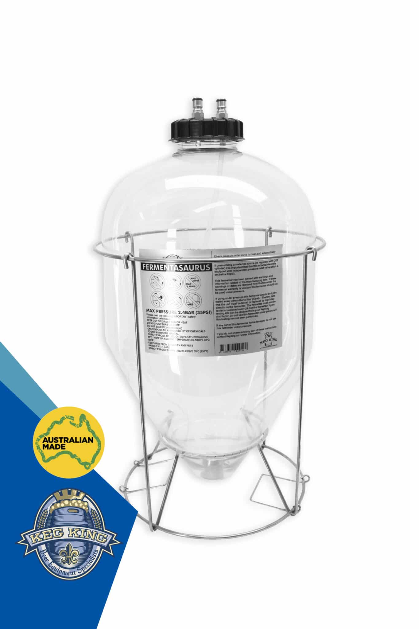 Fermentasaurus – Snub Nose  – 35 liter