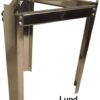 Pidestal (ben) til Ø370 rustfri stål tanke