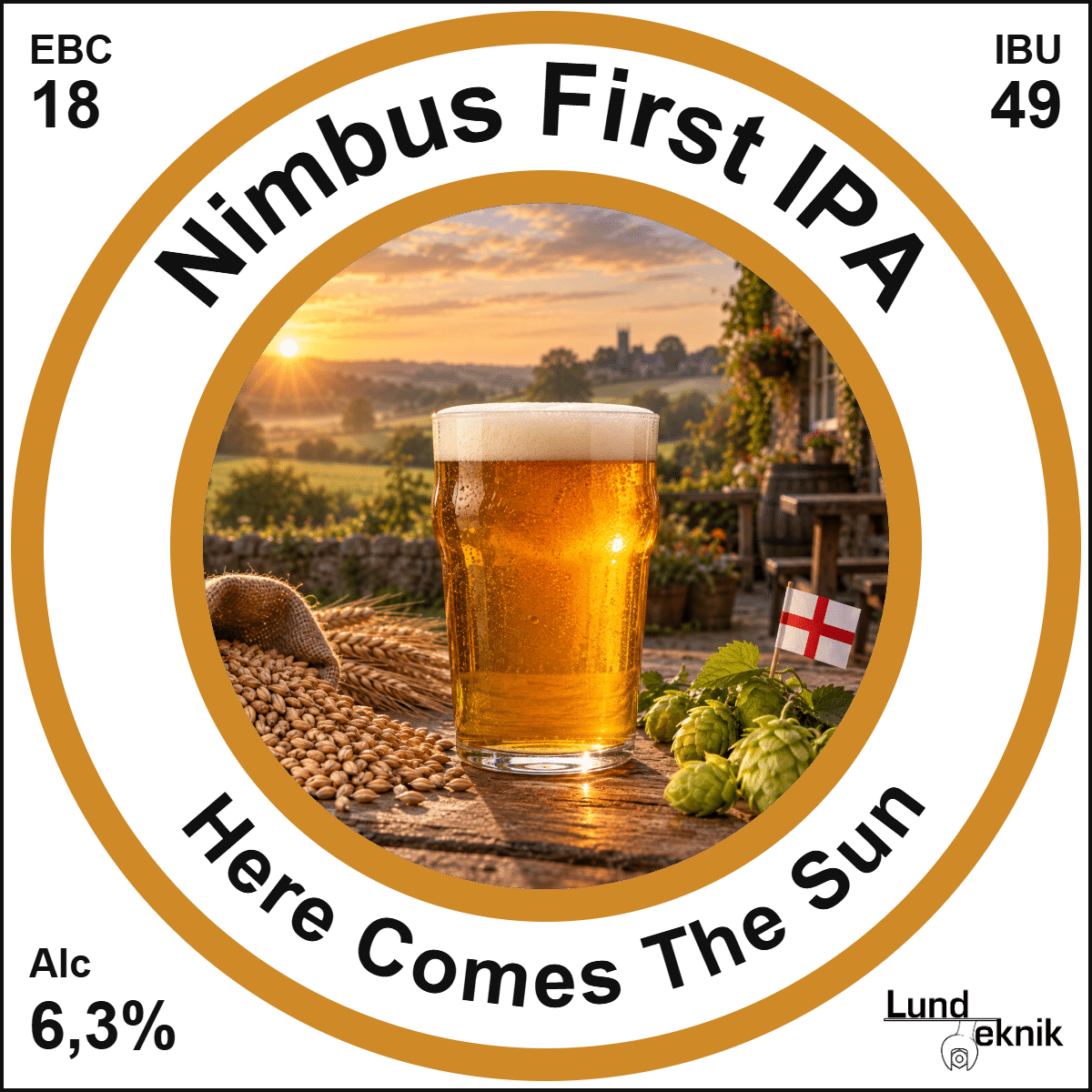 Nimbus First IPA, Here Comes The Sun