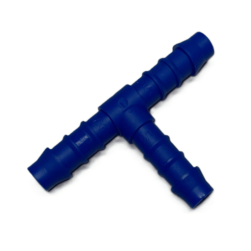 T stykke, plast, 8 mm