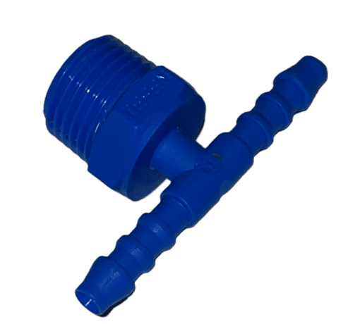 T stykke, plast, 6 mm – 1/2″