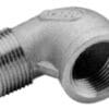 Vinkel, 90 grader, nippel – muffe, 3/8″ syrefast stål