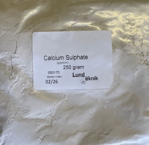 Calcium Sulphate (gypsum), CaSO₄</trp-post-container