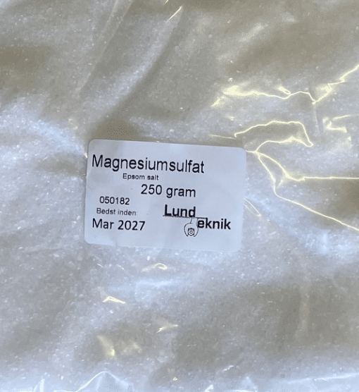 Magnesium sulphate (Epsom salt), MgSO₄</trp-post-container