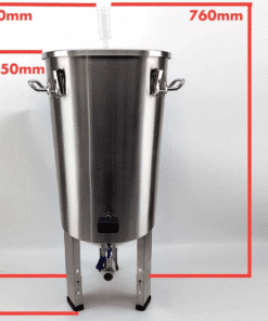 32L Rustfri Konisk Gæringstank – 304 Stål