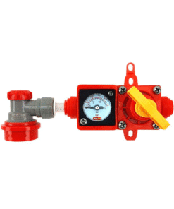 Trykmåler med membranudlufter, 0 – 1 bar (Spunding valve)